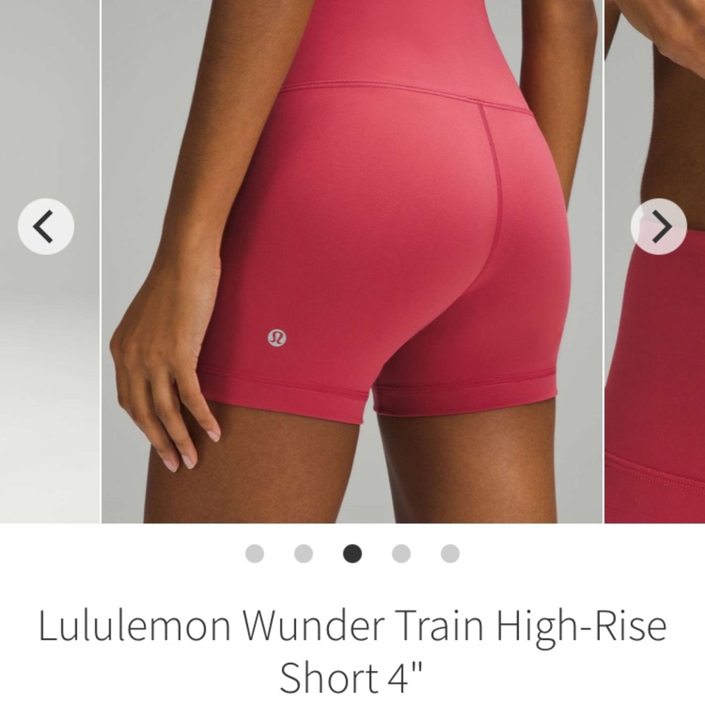 Lululemon NWT Wunder Train shorts